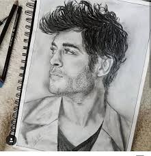 Instagram Post By Deniz Jan 3 2019 At 3 51pm Utc Cool Art Drawings Celebrity Drawings Portrait Sketches