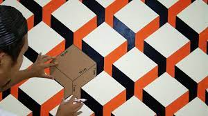  Optical Illusion 3d Wall Design 3d Wall Decoration Effect Cat Tembok Lukisan Dinding Diy Desain Cat Dinding Desain Dinding Kamar Tidur
