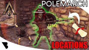 Assassin's Creed Odyssey Polemarch Locations 2 - YouTube