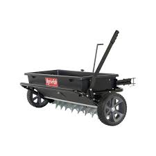 Agri Fab 100 Lbs 32 In Spiker Seeder Drop Spreader 45 0543 The Home Depot Spreader Aerator Spikers