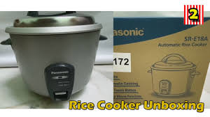 Panasonic rice cooker 1.0l 1.8l 2.8l 3.6l periuk nasi (hot buy). Panasonic Sr E18a Electric Automatic Rice Cooker 1 8l Unboxing Periuk Nasi Automatik Baru Youtube