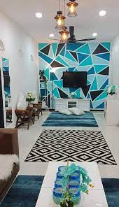 Untuk motif geometri segi enam atau membentuk sarang lebah juga menjadi inspirasi terbaik untuk menccdekor dinding rumah. Idea Warna Motif Geometri Painthub Hassan Hardware Facebook