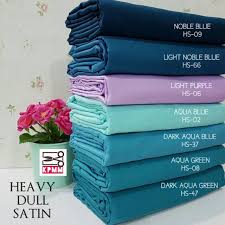 ~ material kain lembut dan lebih halus. Kain Dull Satin Dark Aqua Blue 4m Shopee Malaysia