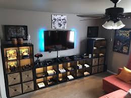 Pinterest Spiciwasabi Gaming Station Living Room Setup Game Room Decor Gamer Room