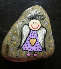Schutzengel Handmade Diy Steine Bemalen Stoneart Dekoration Steine Bemalen Steine Engel Zeichnen