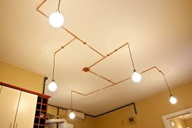 Aydinlatma Ve Dekor Dunyasindan Gelismeler Hedef Elektrik Ten Bakir Borularla Ev Aydinlatma Plafonnier Cuivre Luminaire Plafonnier