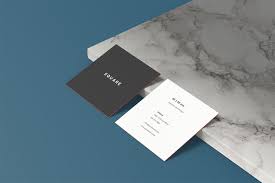 Square Business Card Mockup Free Mockup Business Cards Mockup Psd Business Card Mock Up Square Business Cards