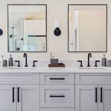 We did not find results for: The Modern Masculine Design Features A Minimalist Bathroom Boasting Clean Lines With White Marble Bathrooms White Bathroom Cabinets Marble Countertops Bathroom