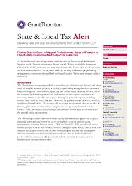 What is the state sales tax in florida. Usa Florida District Court Of Appeal Finds Internet Sales Of Flowers