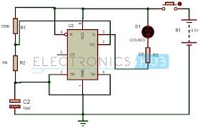 Dummy Alarm Circuit Using 555 Timer Ic