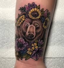 Men go for a more rough design to showcase the strength and the tattoo shows the darker side of bears and how wild they are. 18 Animal Tattoos By Missi Blue Ideas Tattoos Animal Tattoos Bluebird Tattoo
