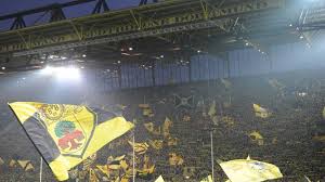 You won't see that anywhere except in westfalenstadion (signal iduna park). Bundesliga Dortmund S Yellow Wall Borussia Dortmund