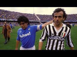 Add interesting content and earn coins. Michel Platini Vs Maradona 1986 Juventus X Napoli Youtube