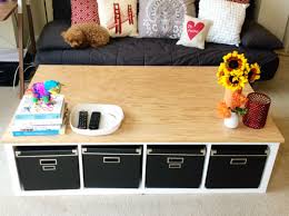 Diy Ikea Kallax Shelf To Table Hack Kallax Ikea Ikea Diy Ikea Kallax Shelf