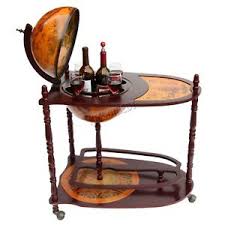 Check spelling or type a new query. Westwood Globe Shaped Mini Bar Trolley With Table Drinks Cabinet Bottles 330mm Ebay