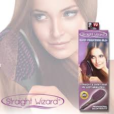 Straight Wizard Original Comme vu à la TV Brosse Lissante Thérmique en  Céramique, Brosse Électrique sans Frisottis