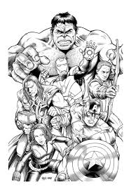 Collections of classic material for the most famous characters, usually with more than 200 pages, are also common. Marvel Coloring Pages For Adults