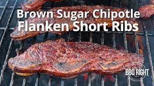 Brown Sugar Chipotle Flanken Short Ribs Youtube