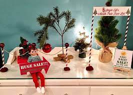 Huge Sale At The Tree Lot Going On Now Christmastrees Elfontheshelf Elf Elfontheshelfideas Xmas Elf Elf Tree Christmas Elf
