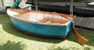 Dinghy 8 Foot Wood Dinghy Sailboat For Sale Sailboats For Sale Lake House Patio Wooden Row Boat