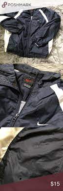 Vintage Nike Windbreaker Full Zip With Burn Holes Nike Windbreaker Vintage Nike Vintage Nike Windbreaker