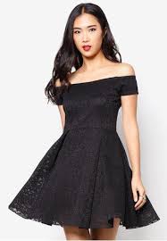 Off The Shoulder Fit Flare Dress Flare Dress Fit Flare Dresses