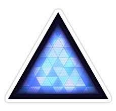 Triangle Led Detroit Become Human Stickers By Ninamcbina Redbubble Detroit Become Human Human Detroit