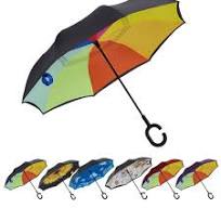 Double Layer Inverted Umbrella with C-Shaped Handle, Anti-UV ...