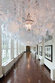 Nine Ways To Take Paper Snowflakes To The Next Level White House Christmas Decorations White House Christmas White Christmas Decor