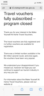 Shop at saks off 5th today. Monte Bovill On Twitter Tasmania S Make Yourself At Home Travel Vouchers Are Now Fully Subscribed But At What Cost Politas Https T Co Ynjn5xlpet Twitter