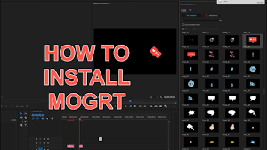 Arkadaşım ben şahsen adobe premier pro kullanıyorum biraz profosyonele kaçıyo gibi ama bende işimi göreceği şekilde kullanmasını biliyorum bu programla değil logo yazı kendini bile montajlarsın videonun içine photoshop kullanıyorsan eminim çözersin. How To Install Mogrts For Premiere Pro Youtube