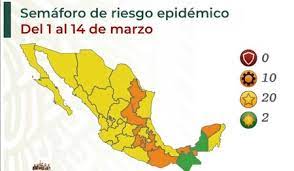 Ve color de tu estado. Ya No Queda Ni Un Semaforo En Rojo Por Covid En Mexico Y Campeche Vuelve A Color Verde Por Bajo Riesgo De Contagio