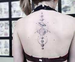 Solar System Back Tattoo Solar System Tattoo Cosmos Tattoo Back Tattoo