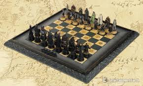 Bring The War Of The Ring Home With The Lord Of The Rings Chess Set Board measures 15″ by 15″. lord of the rings chess set