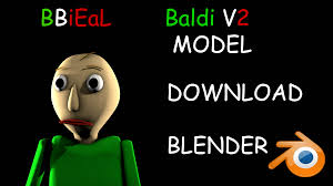 Bbieal Baldi V2 Blender Release By Angrygal On Deviantart