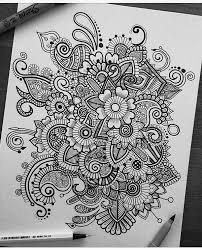 Pin By Melanie Leon On Mandala Black And White Doodle Doodle Art Designs Doodle Art Drawing
