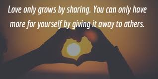 Inspiring Sharing Love Quotes For Everyone Enkiquotes