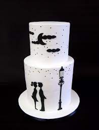 Kissing Couple Silhouette Silhouette Wedding Cake Cake Silhouette Cake