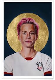 Soccer and a new face of victoria's secret but on thursday night she found herself in a bit of hot water after an old tweet of hers was dug up. Football Icon Megan Rapinoe Poster Juniqe