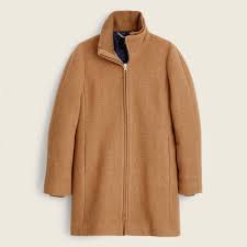 J.Crew: Lodge Coat In Italian Stadium-cloth Wool For Women