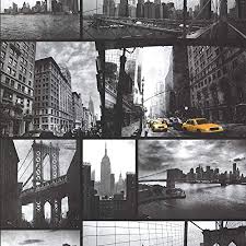 Welcome to free wallpaper and background picture community. New York City Black And White Monochrome Yellow Taxi Photograph Wallpaper Amazon Co Uk Diy Tools