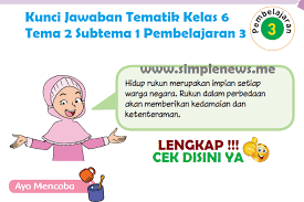 Kunci jawaban tema 2 kelas 6 halaman 18, 20, 21 dan 24 subtema 1 rukun dalam perbedaan tepatnya pada materi pembelajaran 3 di buku tematik siswa. Lengkap Kunci Jawaban Tematik Halaman 18 19 20 21 22 23 24 25 Kelas 6 Tema 2 Subtema 1 Pembelajaran 3 Simple News Kunci Jawaban Lengkap Terbaru