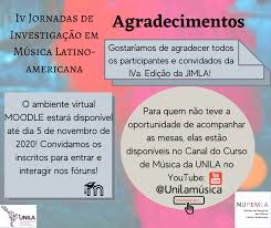 For your search query musica americana 2020 mp3 we have found 1000000 songs matching your query but showing only top 10 results. Nupemla Nucleo De Pesquisa Em Musica Latino Americana Home Facebook