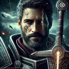 A Remade Detailed Character Portrait Of Captain Da Art Print by ACEDRAGON