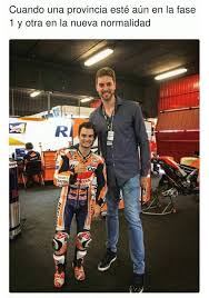 Foto de dani pedrosa (1,58) con pau gasol (2,13) hoy en montmeló. Algunos Estaran Mas Arriba Que Otros