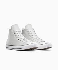Outfit Oferta Converse Hombre  Tenis-Converse-Chuck-Taylor-All-Star-Grises-en-Bota-de-Piel-para