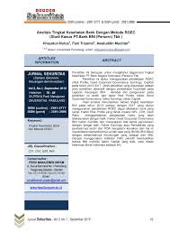 Spc (student payment centre) saat ini bni telah memiliki layanan yang diperuntukkan kepada institusi pendidikan / perguruan tinggi untuk mempermudah dalam melakukan sistem penerimaan pembayaran biaya pendidikan yang terintegrasi langsung dengan proses update data, pelaporan, dan rekonsiliasi yang mudah, cepat dan akurat. Pdf Analisis Tingkat Kesehatan Bank Dengan Metode Rgec Studi Kasus Pt Bank Bni Persero Tbk