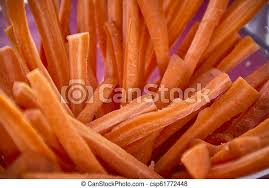 Most of the time our home cooked meals do not depend upon a perfect half inch dice or wispy julienne cuts. Sliced Carrots In Julienne Carrots Sliced In Julienne And Arranged In An Artistic Composition To Embellish The Table For A Canstock