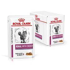 In addition to being incredibly tasted (we'll take their word for it), this cat food reduces urinary ph levels and also provides low magnesium content to encourage urinary tract health. Royal Canin Renal Wet Cat Food Chicken 48x85g Pouches