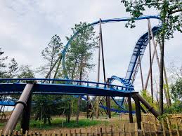 Last Turn And Lift Hill Of Fenix B M Wing Coaster At Toverland In The Netherlands Read Our Full Review And Watch Our Pov Road Trip Europe Roller Coaster Pov